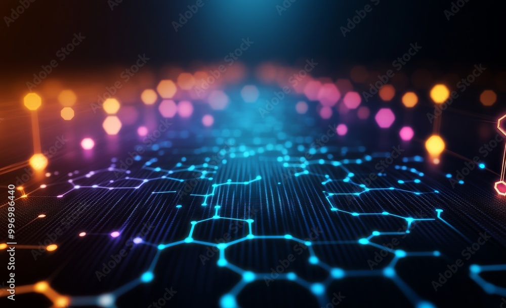 Aufkleber cyber big data flow. blockchain data fields. network line connect stream. concept of ai technology, 