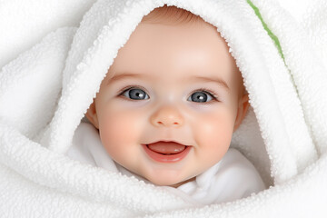 baby in towel