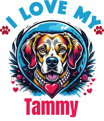 Carlene Is My Cute Cat, Cat name t-shirt Design