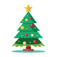Cartoon Tree Vector Art Design