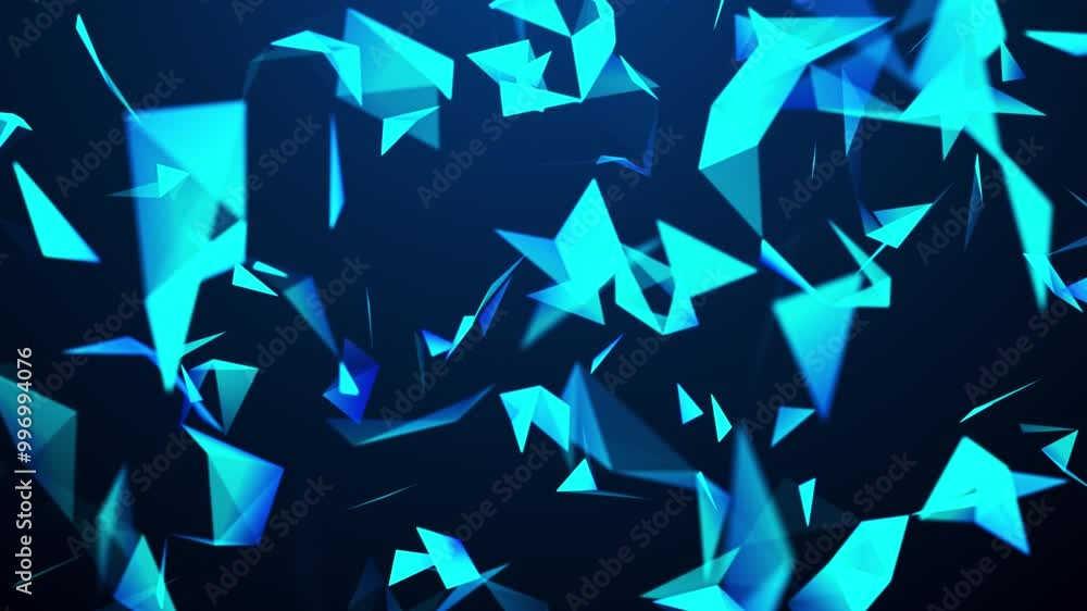 Poster abstract background with connecting dots and lines. network connection structure. geometric triangle