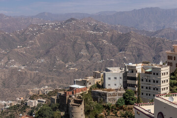 Obraz premium View of Fayfa town, Saudi Arabia