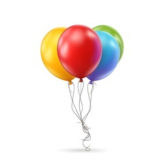 Colorful party balloons