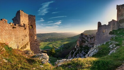 Fototapeta premium ruins of the old castle