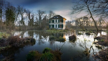 Obraz premium house on the lake