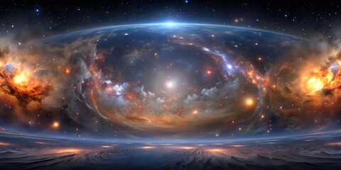 Obraz premium space galaxy in space