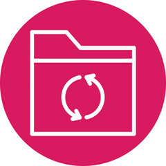 Single isolated icon with outline style icon on white background