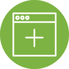 Obraz premium Single isolated icon with outline style icon on white background