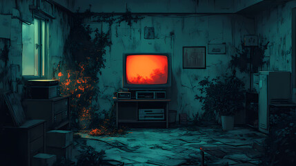 Terrifying Anime Manga Horror Scene – Creepy Characters and Eerie Atmosphere
