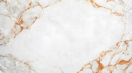 White Marble with Golden Veins.