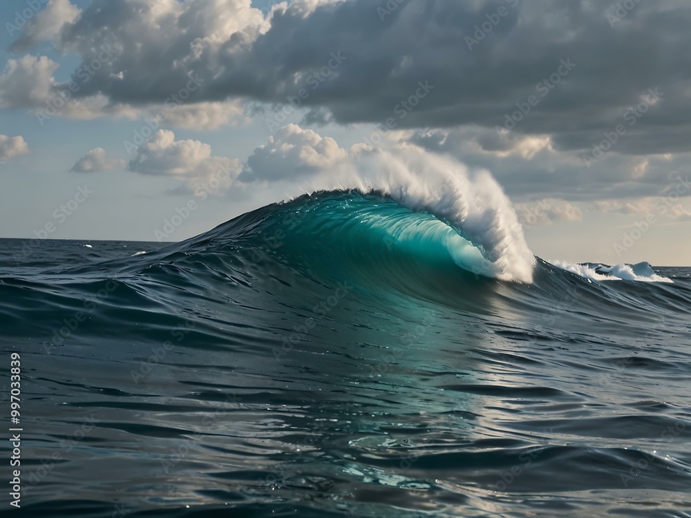 Canvas Prints Waves in the Sea of Japan.