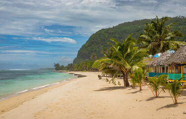 Lalomanu Beach is a picturesque white sand beach, located on the south coast of Upolu, one of the top 10 Beach Destinations of the World, Samoa