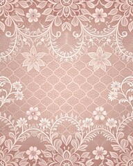 Floral Lace Pattern Background