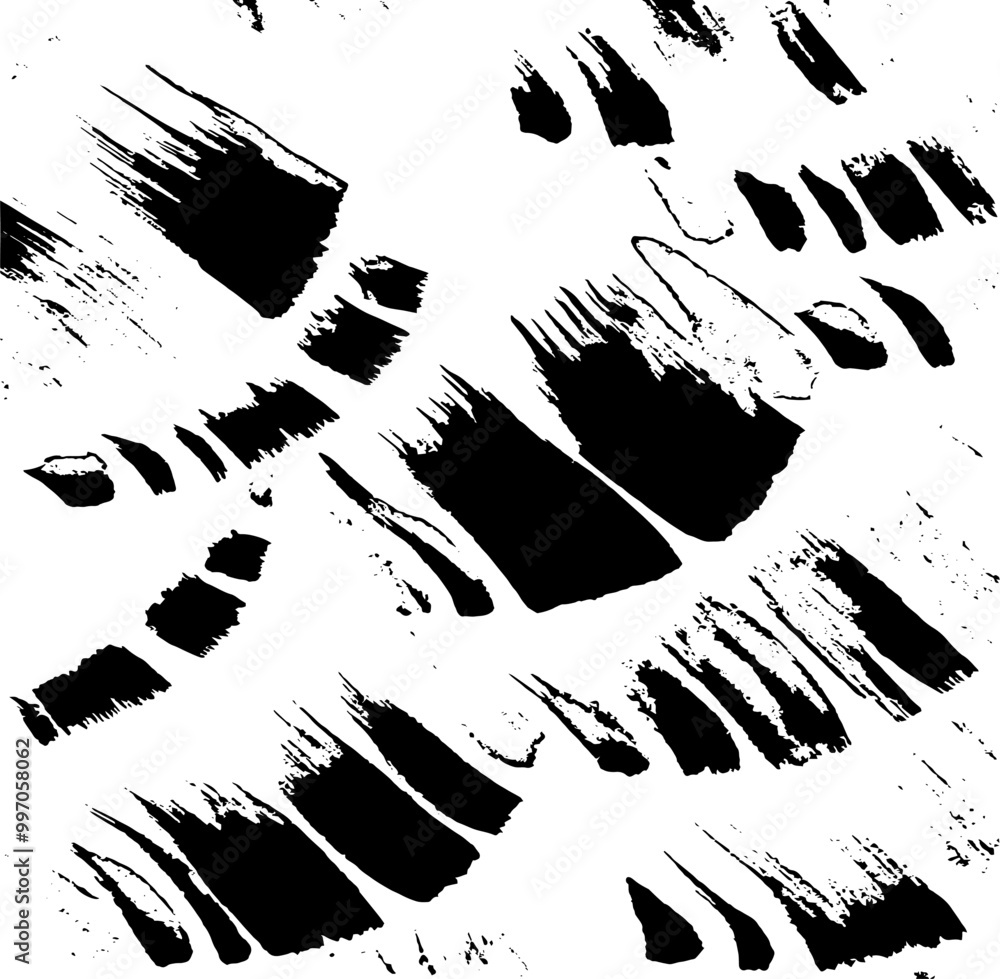 Poster monochrome texture composed of irregular graphic elements. distressed uneven grunge background. abst