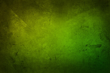 Yellow green textured concrete wall background
