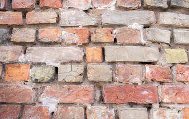 Obraz premium brick wall with multiple colors texture