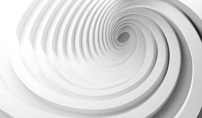 Fototapeta premium Abstract Minimalist White Circular Shapes on a Light Background design