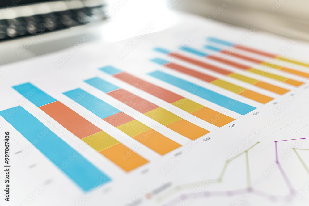 Poster a graph with a blue line and orange and yellow lines. the orange and yellow lines are the second and