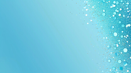 Abstract blue background with sparkling glitter particles