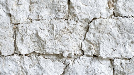 Fototapeta premium White stone tiles with a slight rough texture offer a natural, organic appearance while maintaining simplicity. The stone's natural imperfections add subtle interest, enhancing the minimalist design