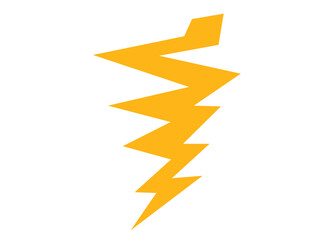 Shiny yellow lightning and thunder elements with many variations for your needs to use in natural themed designs or other themes