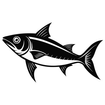 recommend clip art: sardine silhouette vecto illustration 
