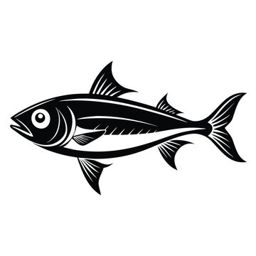 recommend clip art: sardine silhouette vecto illustration 