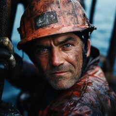 Obraz premium Rugged Miner Portrait