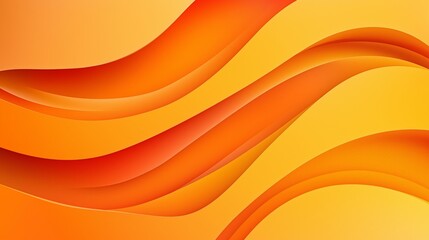 Abstract colorful orange curve background