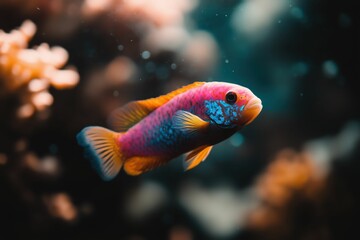 Obraz premium Vibrant Tropical Fish