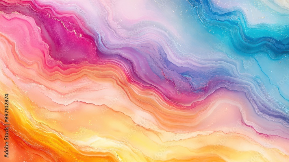 Aufkleber texture color abstract background pattern art paint liquid rainbow effect. abstract texture design p