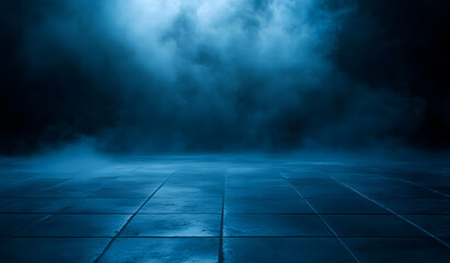 Misty Fog on Dark Water Surface Design