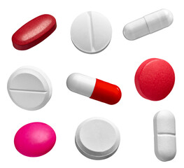 white red pill medical drug medication