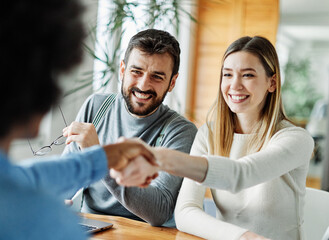 couple house business office agent estate real handshake meeting job interview recruitment employee...