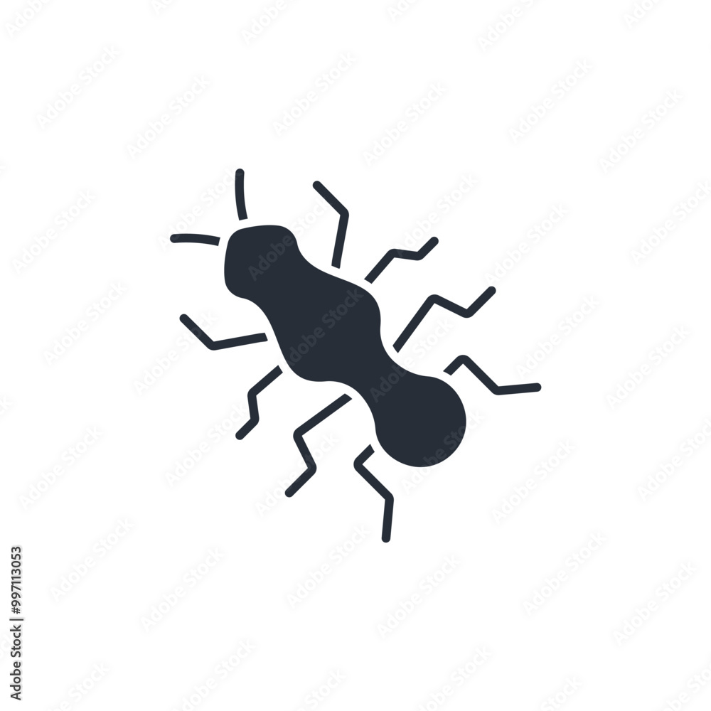 Poster ant icon. vector.editable stroke.linear style sign for use web design,logo.symbol illustration.