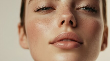 Fototapeta premium Discover the power of biohacking to improve skin health and minimize fine lines and wrinkles. .