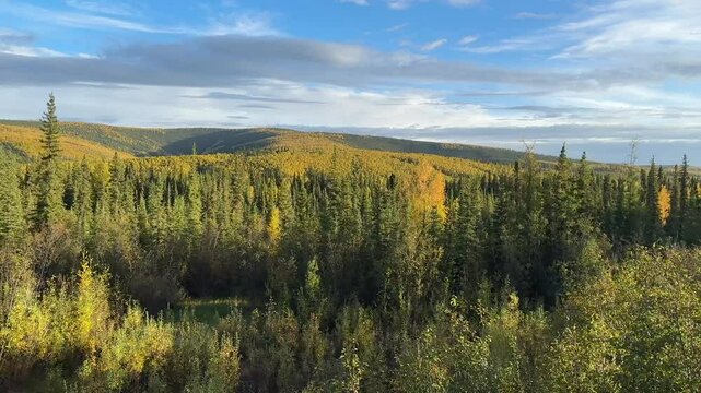 Zugfahrt durch Alaska