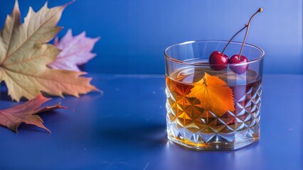 Maple Old Fashioned cocktail, fall cocktail