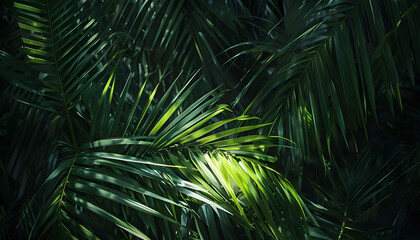 palm tree leaves