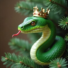 green dragon on red background