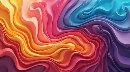 Obraz premium Colorful 3D Organic Abstract Backgrounds for Digital Art, Design Projects, and Visual Concepts