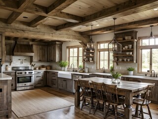 Farmhouse and Rustic Interior Design Apartment House Home