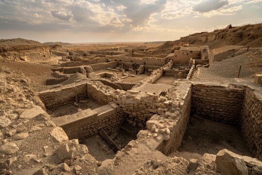 Ancient Canaanite city Hazor  