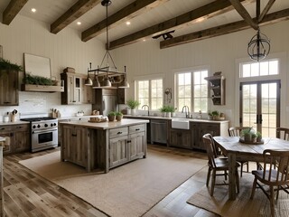 Farmhouse and Rustic Interior Design Apartment House Home