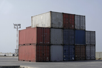 Fototapeta premium container cargo containers