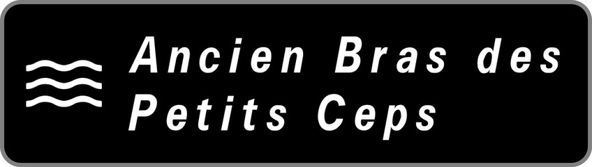 Panneau Ancien Bras des Petits Ceps