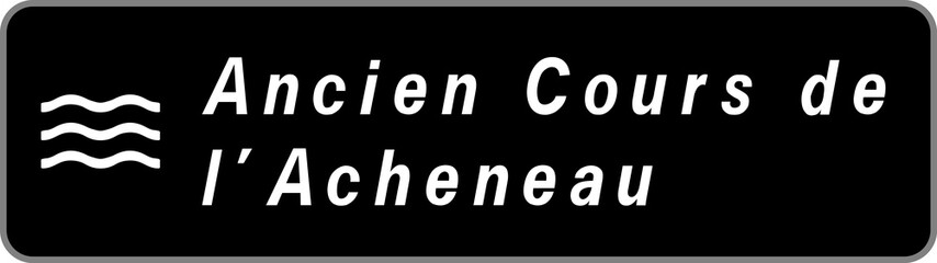 Panneau Ancien Cours de l'Acheneau