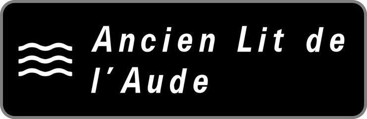 Panneau Ancien Lit de l'Aude