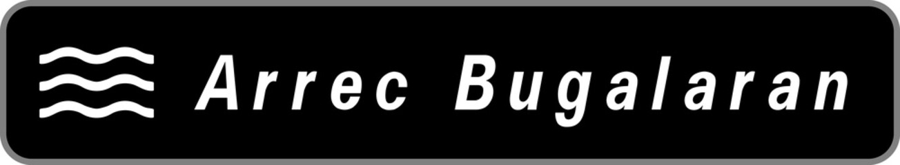 Panneau Arrec Bugalaran