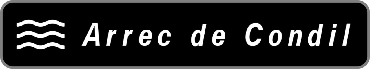 Panneau Arrec de Condil